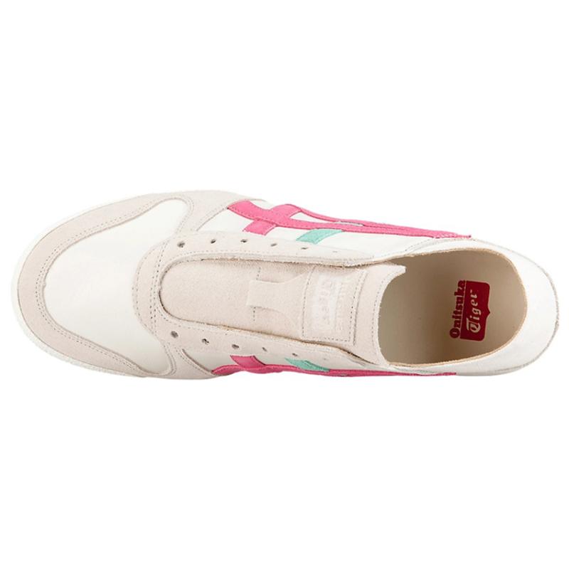 ONITSUKA TIGER Китайские слипоны 'Белый Серый Розовый' Женские Кроссовки 1182A052-200