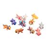Cute Animal Doll Set, Fun 3D Printed Flower Animal Statue Set