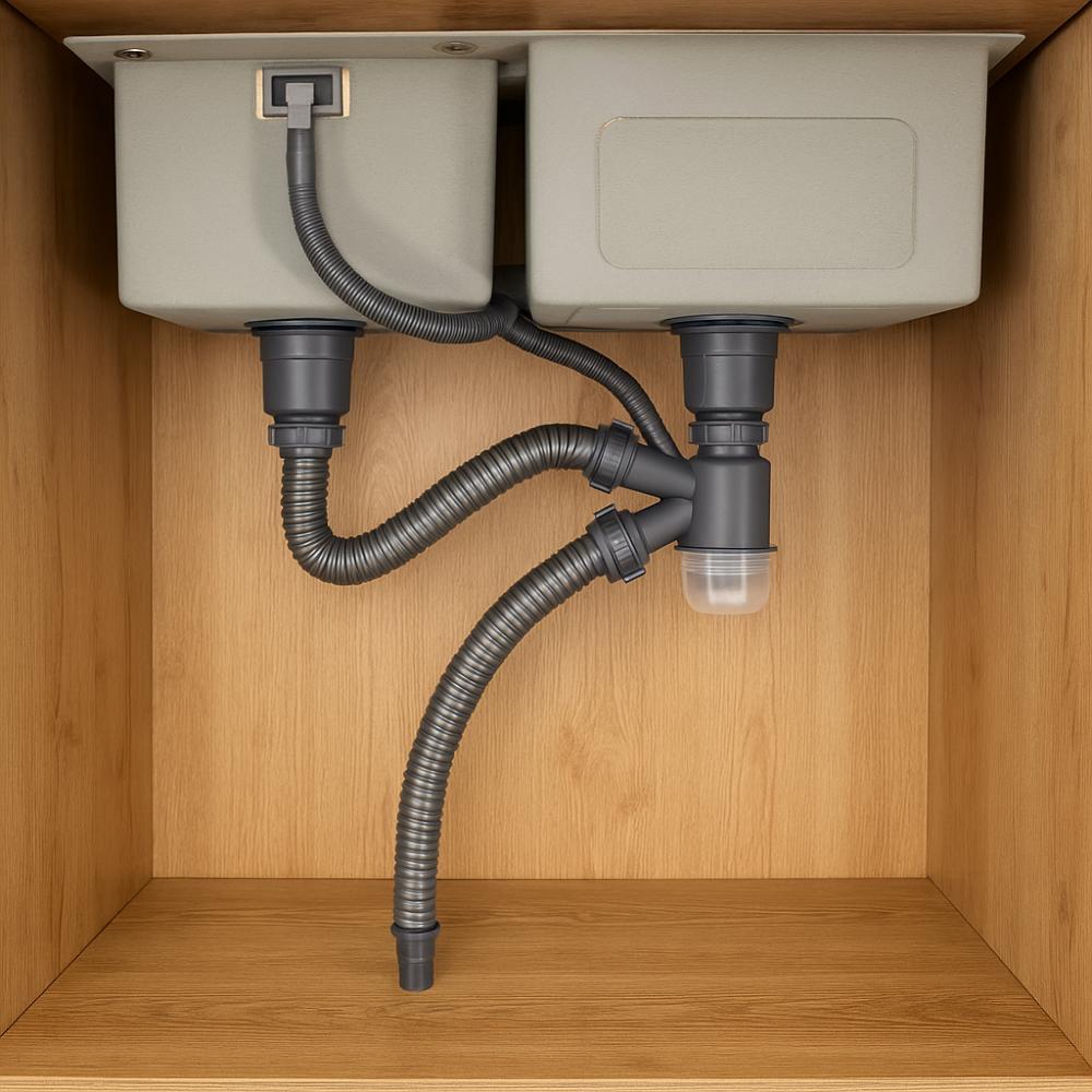 Водонепроницаемый кухонный слив из нержавеющей стали, дезодорирующая сливная труба, кухонная раковина