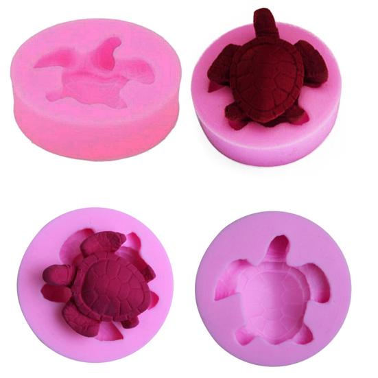 Turtle Cake Mold Fondant Soap Cookie DIY Mould Kitchen Baking Tool Accessories