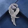 1PC Men's and Women's Trendy Temperament, Pearl Wings, Brooch, Fashionable Outfit, Date, Banquet, Party, Holiday Gift