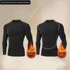 Men's Winter Quick-Dry Thermal Fitness Suit: Long-Sleeve Running & Training Underwear