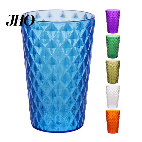 Cup 400ml Coffee Large Capacity Shatterproof Acrylic Drinking Glasses Unbreakable Soft Drinks Tumblers for Home Water