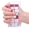 French Tip Gels Nail Strips Glittering Gels Nail Sticker Lovely Nail Polish Strips Gels Nail Wrap Nail Art Sticker