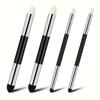 4PCS Artist Blending Sponge Pens, Dual-Tip Pastel Stumps & Sketch Brushes - Versatile Art Foam Blenders For Drawing And Painting