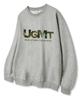 UNION GARMENTS Свитшот из махровой ткани Серый