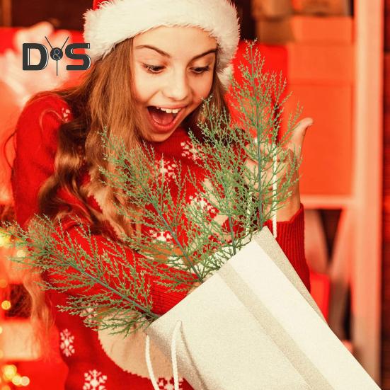 20 шт. искусственные сосновые ветки многоразовые искусственные зеленые листья для поделок поделок реквизит для фотографий домашнее рождественское украшение