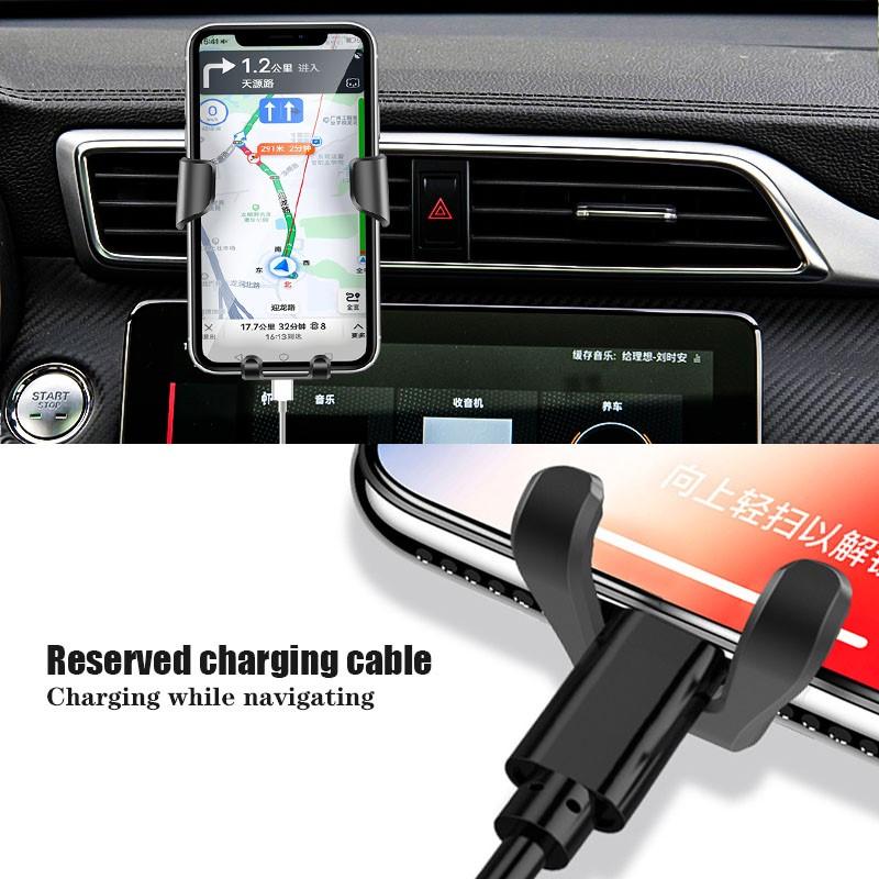 SNLL4 Car Air Outlet Phone Holder Auto Handset Support Bracket Interior Sticker For BMW G80 G06 G07 G42 G14 G15 G16 M2 M3 M4 M5 M6 M7