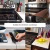 Stove Counter Gap Cover Silicone Rubber Strip Heat Resistant Mat Oil Dust Water Seal Kitchen Filler for Home Restaurant Hotel