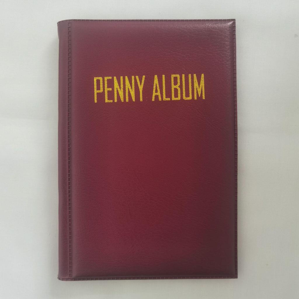 Персонализированный альбом для коллекции медных монет и марок со 108 ПВХ карманами