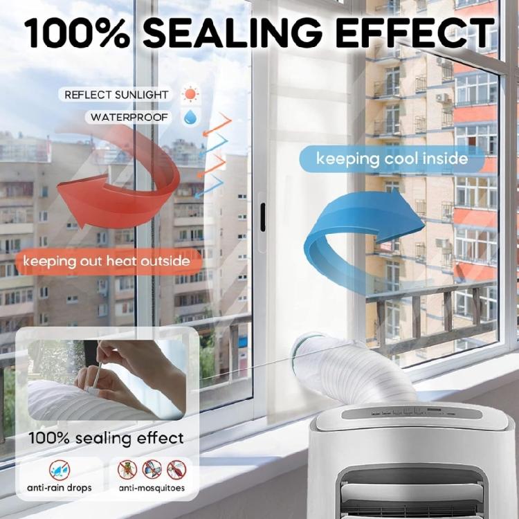 Быстрая установка: Комплект вытяжного шланга кондиционера и оконной вентиляции, полиэстеровая текстура, для большинства портативных units