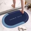 Диатомовая грязь коврик для пола ванная комната ванная комната ванная комната туалет дверь водопоглощение быстрая сушка противоскользящий коврик для ног домашний ковер