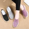 New Women's Shoes for Women's Shoes Large Size Cloth Shoes Breathable Flying Woven Shoes Soft Sole Casual Mother's Shoes