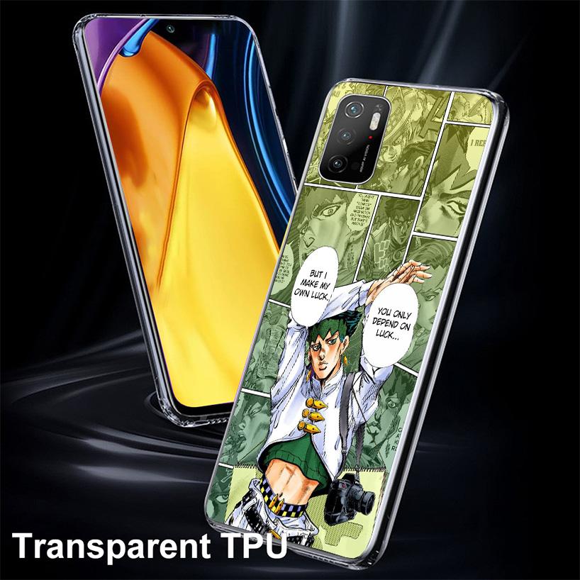 Чехол для телефона с аниме JoJo's Bizarre Adventure для Xiaomi Poco X7 X6 X5 Pro F7 Ultra Redmi 15C 15 13C 13 12C 12 10 10A 10C 9 9A 9C 9T