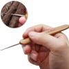 5шт DIY крючок иглы крючок бамбуковая ручка страх вязать волосы плетеный инструмент