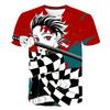 Anime Demon Slayer Kimetsu No Yaiba 3D Printed Tee Tshirts Cosplay Summer Short Sleeve Kids Clothes Cartoon Graphic T Shirts