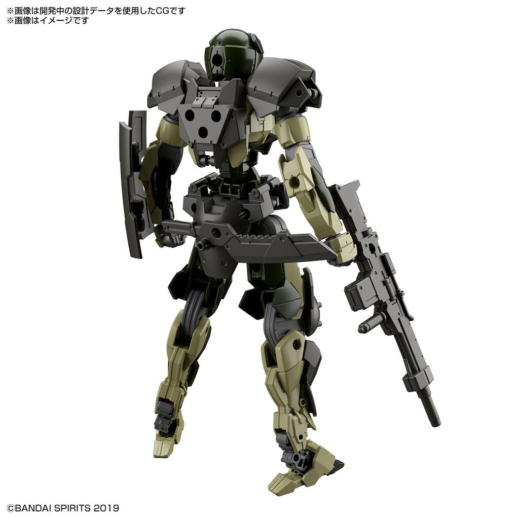 BANDAI SPIRITS 30MM EXM-A9a Spinatio (Army Specification) 1/144 Scale Color-coded Plastic Model