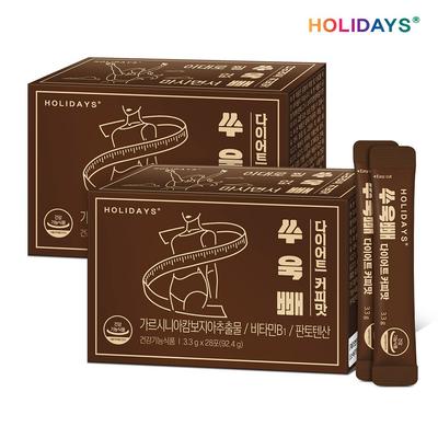 HOLIDAYS Кофе для похудения Suukppae со вкусом 28 пакетиков 2 коробки (56 порций)