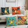 Cute Fanart C-Charizard Cool Cushion Cover Comfortable Soft Pillow Case for Sofa Living Room Home Office Decor Protective Covers