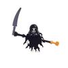 Assembling Dolls Small Particles Cemetery Building Block Halloween Skeleton Ghost Grim Reaper Scene Toy