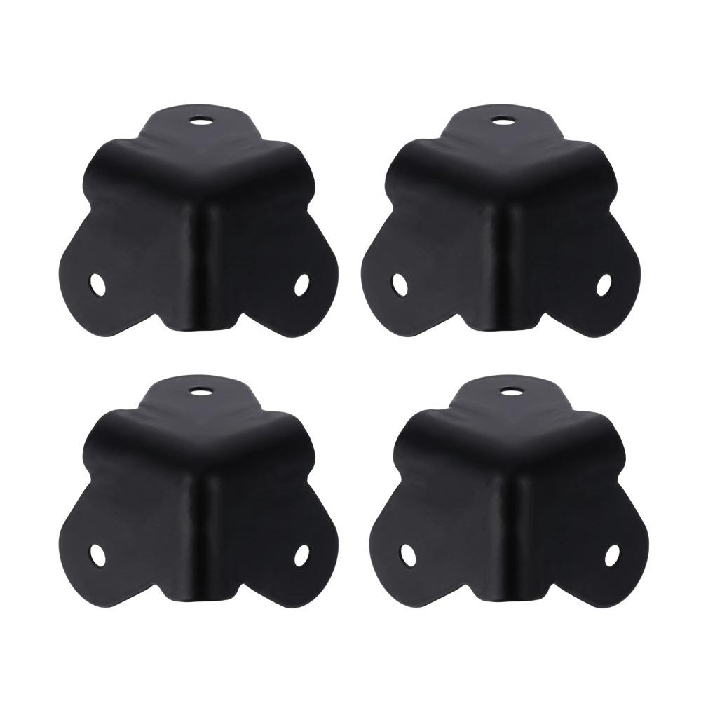 Железные Угловые Накладки Черные Угловые Защитники Динамиков Железные Угловые Накладки Декор Углов Ящика Аксессуары для Динамиков