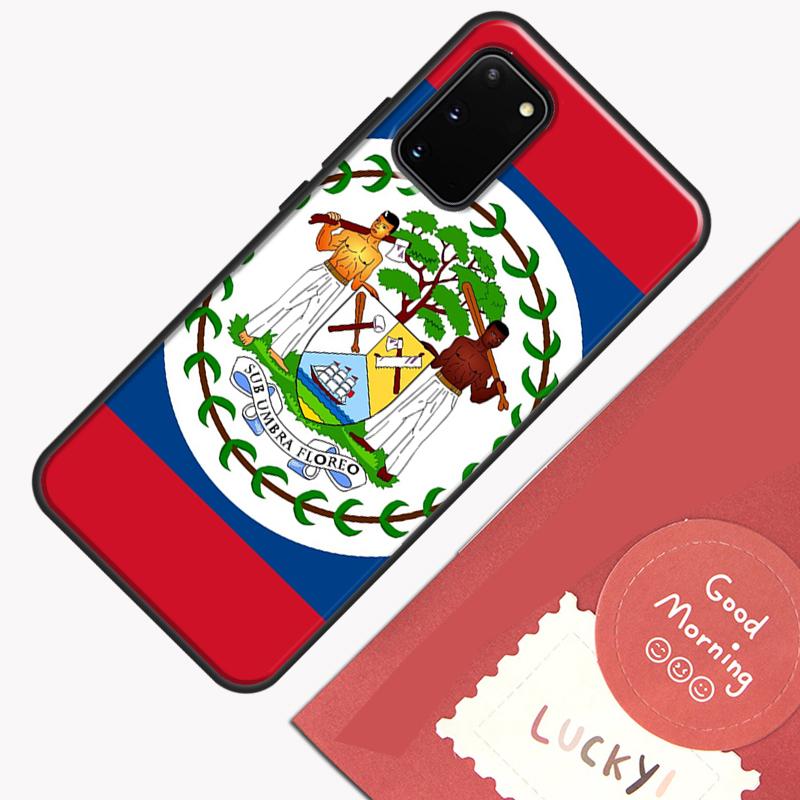 Belizean Flag Phone Case For Samsung Galaxy S24 S26 Ultra S20 S21 S22 S23 S25 Plus S10 S25 FE Cover Shell