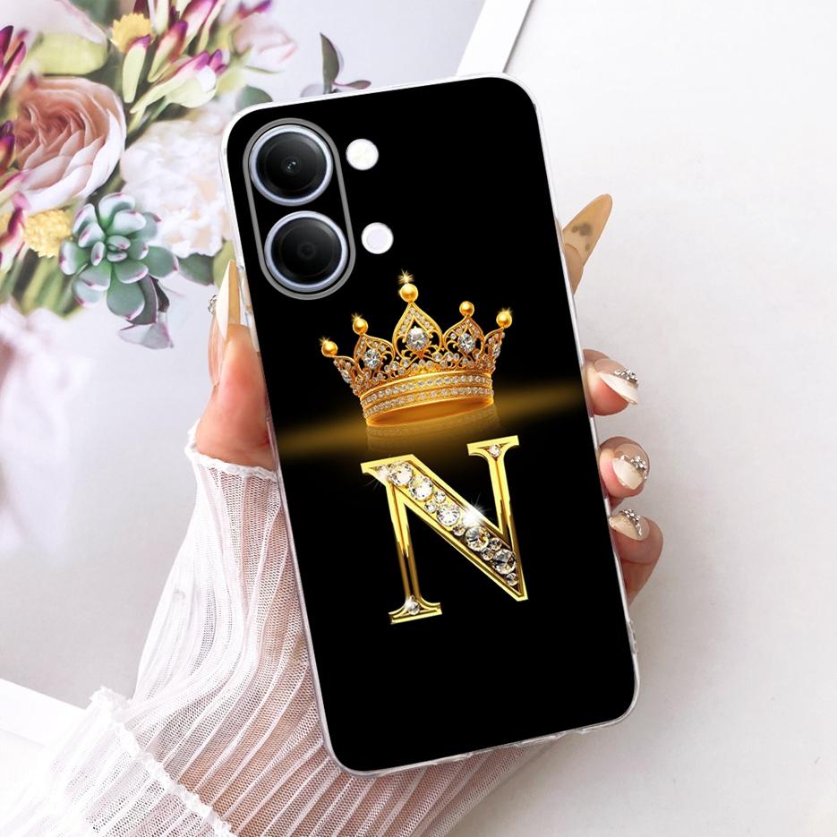 Для Vivo Y05 4G Чехол 2026 Новый Роскошный Чехол с Буквами Мягкий Силиконовый Чехол для Телефона Для Vivo Y11d Y 05 VivoY05 VivoY11d 4G Чехлы Бампер