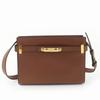 Excellent Shoulder Bag Carriage Shoulder Bag 2WAY Leather Handbag Brown Used