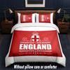 England national football team Design Bed Bedding Set 1 Duvet Cover + 2 Pillowcases Soft Breathable Household Bed Linens