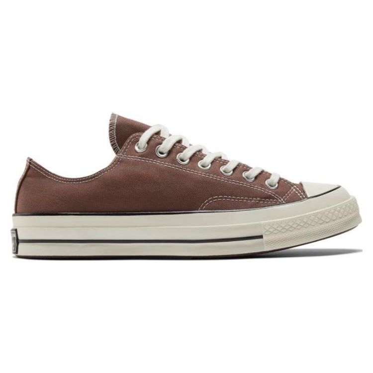 Converse Коричневые кроссовки унисекс Chuck 70 Low Squirrel Friend Egret Black A02768C