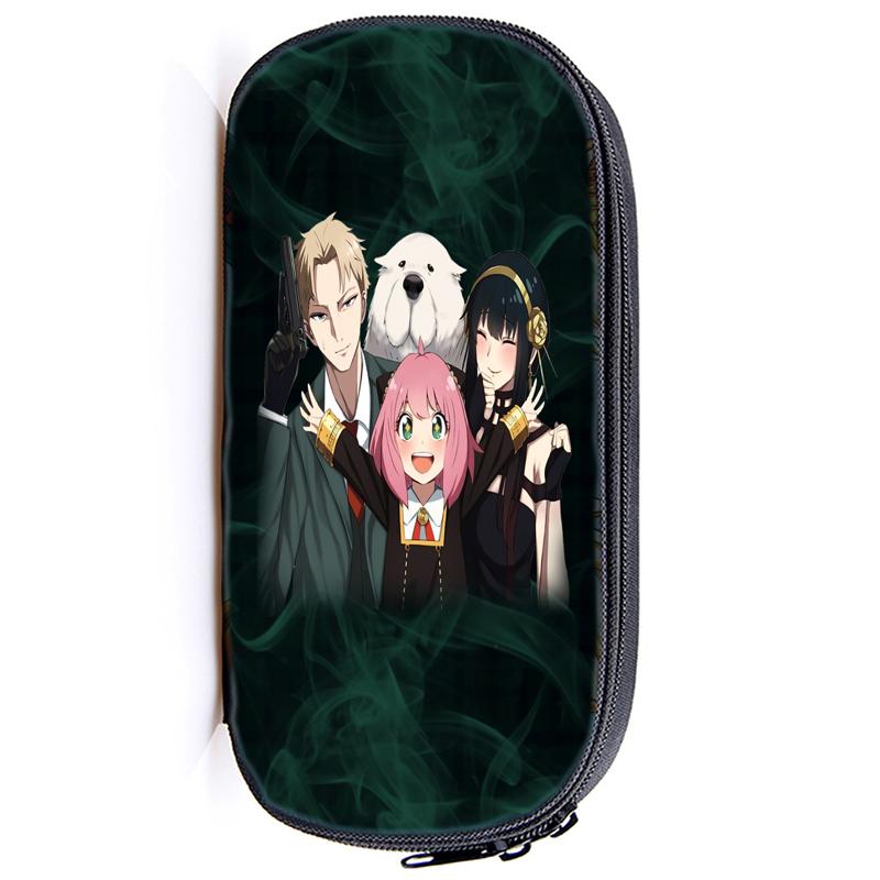 Семейный пенал Spy X Anya Forger, многофункциональный пенал, школьные принадлежности, чехол для ручек, канцелярские принадлежности, пенал