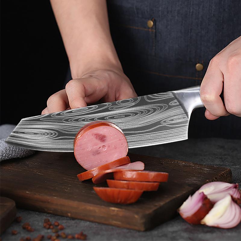 Универсальный нож из нержавеющей стали, кухонный нож, профессиональный японский кухонный нож шеф-повара, нож для нарезки