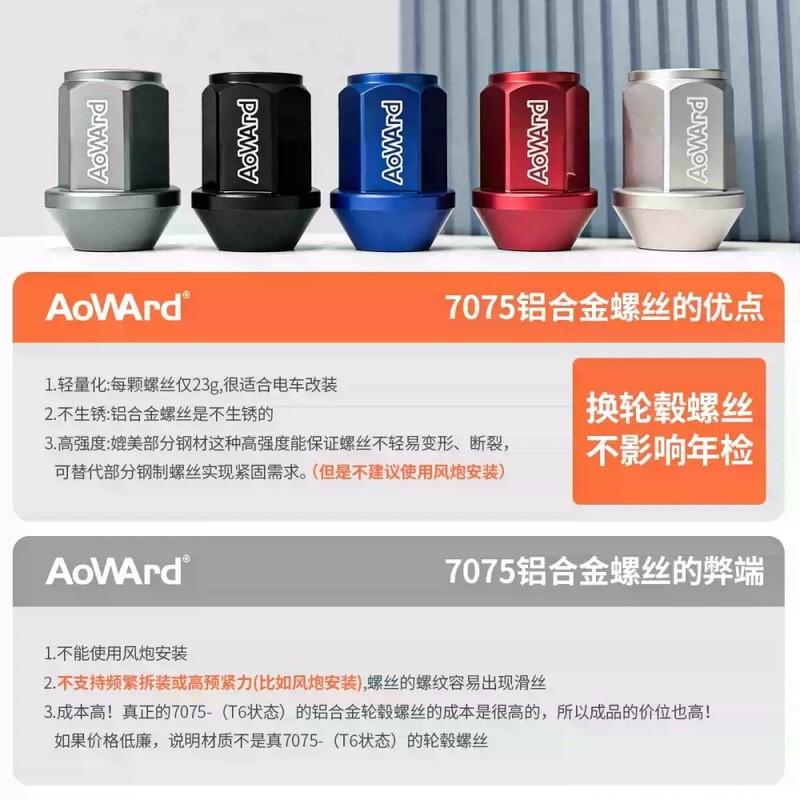 20 шт. Горячая распродажа Кованые гайки колеса из алюминиевого сплава 7075 Легкие M12x1.5 для модификации автомобиля Автомобильные аксессуары
