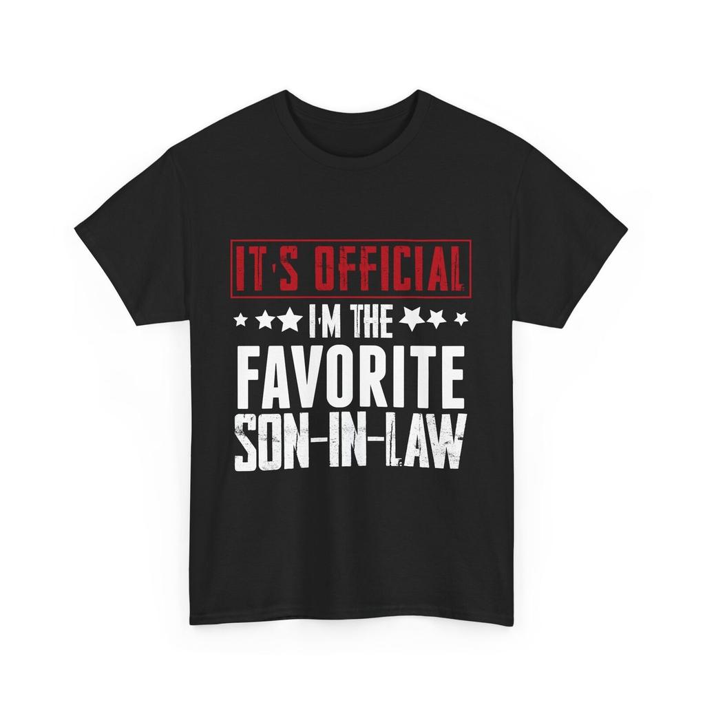 Son In Law Shirt, It's Official I'M The Favorite Son In Law Vintage Shirt