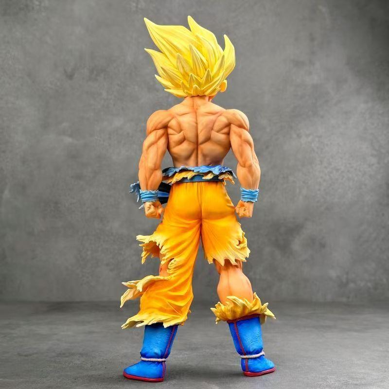 Фигурки Аниме Dragon Ball 28 см В полный рост Статуэтка Фигурка Действия Гоку Кукла Модель Игрушки Украшение на День Рождения Подарки для Детей