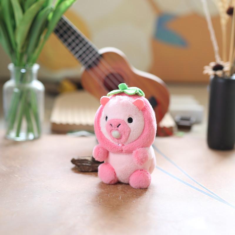Милые милые пузыри и пузыри, маленькая подвеска Капибала, плюшевая игрушка, сумка Капибара, подвесной брелок-украшение