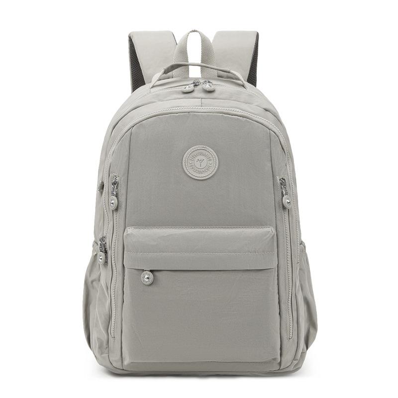 Water-Repellent Oxford Bag Large Capacity Women's Backpack Outdoor Travel Bag Lightweight Student Schoolbag