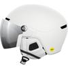 Шлем защитный POC Obex Visor (HydrogenWhite/ClarityUniversal/Silver) серый