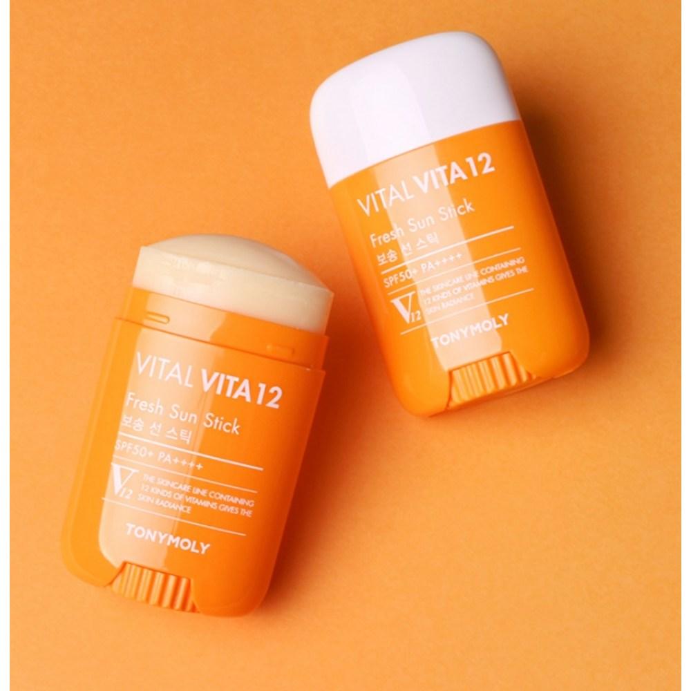 Tony Moly Vital Vita 12 Soft Sun Stick SPF50+ PA++++, 22g, 2 pieces