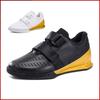 2025 New Black Gloden Color Weight Lifting Boots Men Women Stable Hard Pull Shoes Size 39-46 Hook Loop Gym Squatting Sneakers