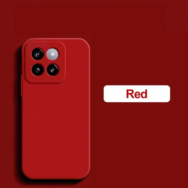 Чехол для Mi 14 Mi14 Pro, квадратный жидкий силиконовый чехол для телефона Xiaomi Mi 12 X 12 lite Mi 13Pro Mi14Pro Xiaomi13T Pro, мягкая задняя крышка
