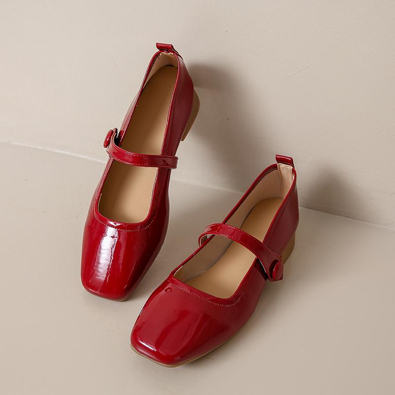 Мода 2024 года, новые весенне-летние туфли Мэри Джейн, женские, мягкая подошва, повседневные, для улицы, балетки с круглым носком, на плоской подошве