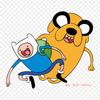 Finn And Jake Cartoon Jake The Dog Finn The Human Iron On Heat Transfer Printing Vinyl Patches Sticker for Clothes DIY Appliques Washable Patches