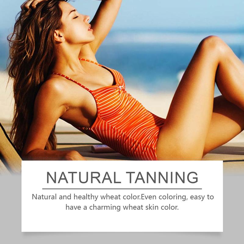 Sunless Bronzing Self Tanner Spray Accelerating Moisturizer Shine Booster for a Deep Long Lasting Beach Tan Look