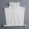Cotton Ruffles Stand Fake Collar for Women Half Shirt Detachable Collar Ladies Removable False Blouse Tops Neck Collar