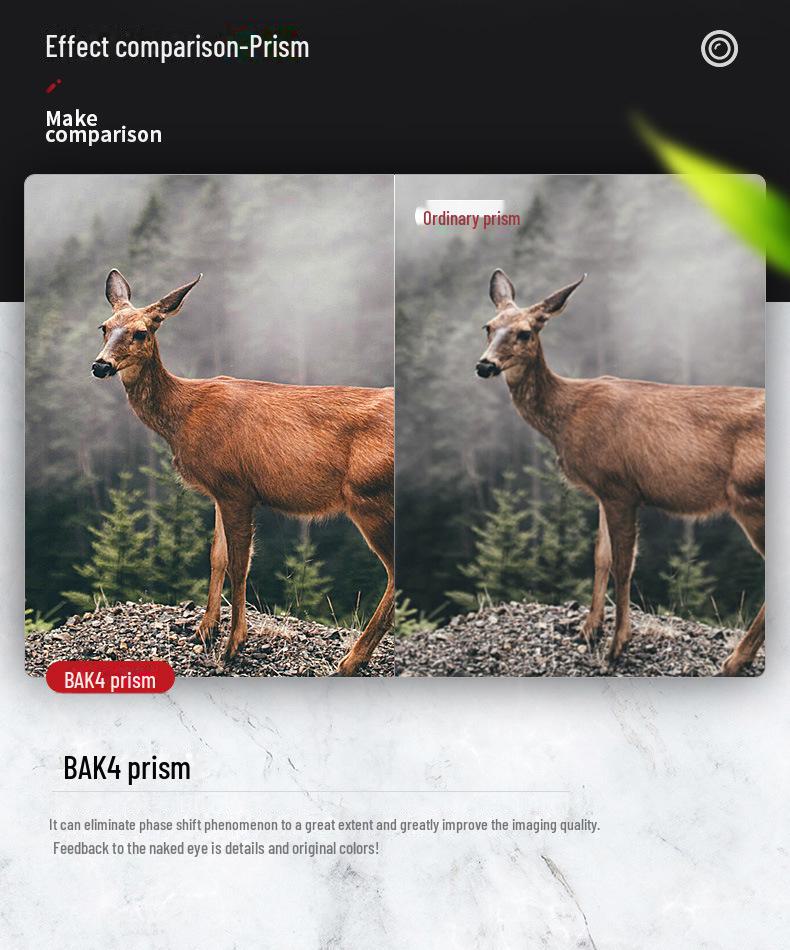 High Power HD Monocular Telescope with 12x50 Magnification for Clear Low Light Night Vision and Full Optical Clarity.