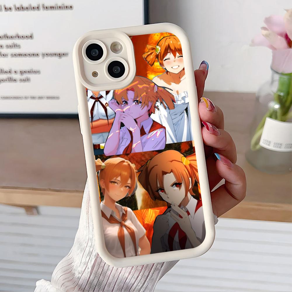 Вечное Лето Алиса Утолщенный ТПУ Чехол для Мобильного Телефона для iPhone 17 16 15 14 13 12 11 Air Pro Max Plus Цветной Чехол