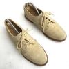 J.CREW USA made white bucks suede leather shoes beige 7.5M / 25.0-25.5(USED)