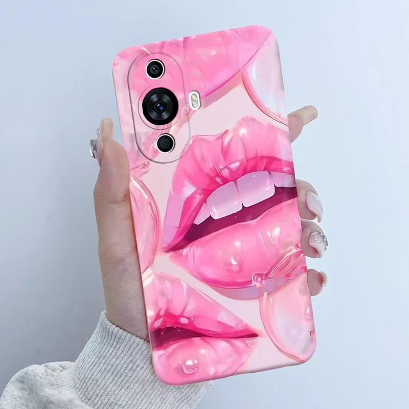 Чехол для Huawei Nova 12s FOA-LX9 Дизайн 'Цветочная Девочка' Мягкий Силиконовый Чехол для Huawei Nova 11 Nova11 Pro Ultra Nova12s Чехлы для Телефона