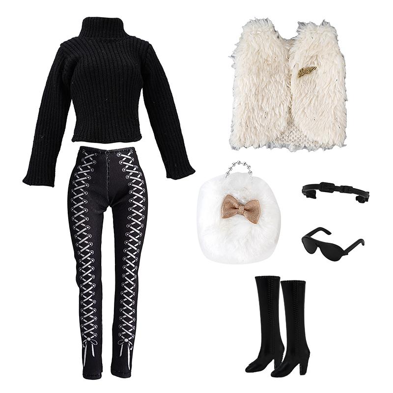 1 комплект одежды для кукол своими руками, обувь, зимние свитера, штаны, одежда для кукол-девочек, аксессуары для кукол 30 см, подарочные игрушки для девочек